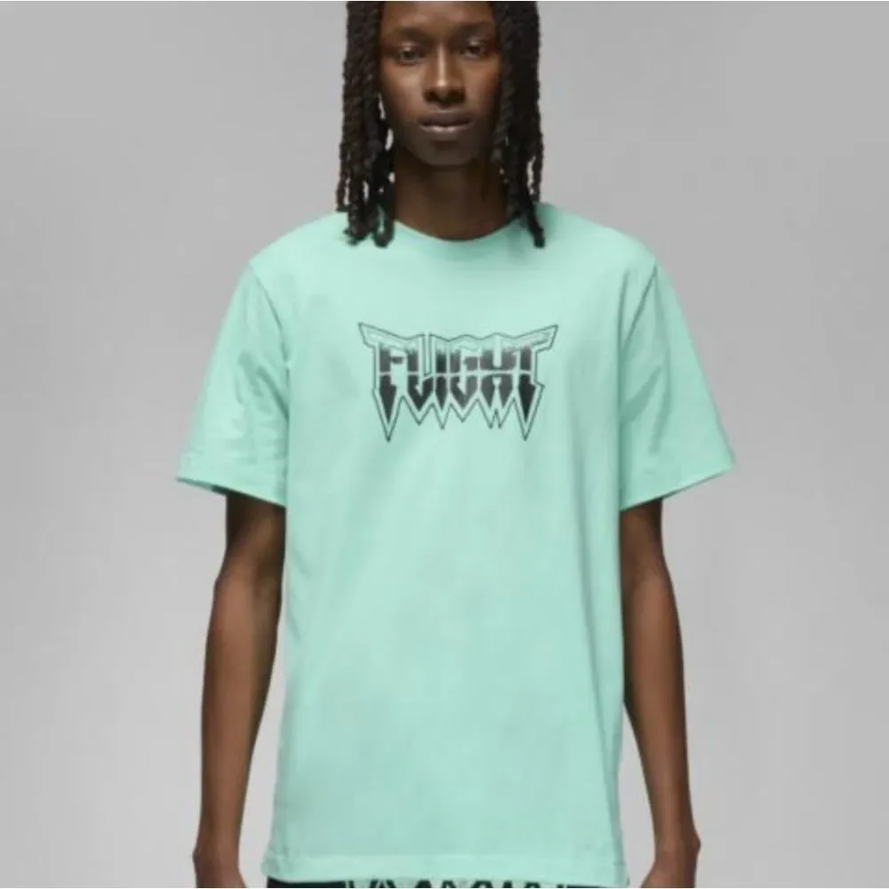 Jordan Flight Crewneck T-Shirt- Green‎